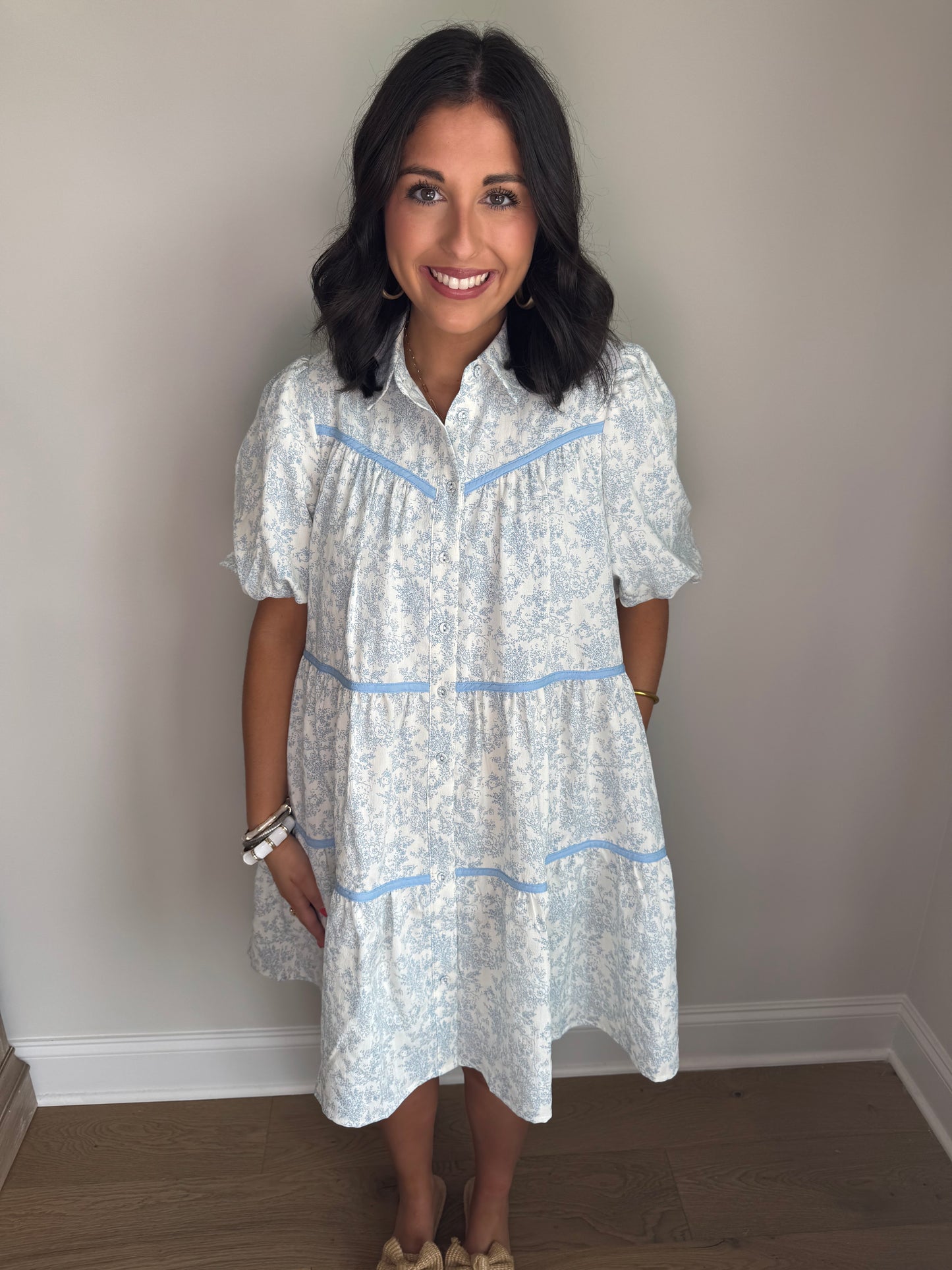 The Amelia Floral Print Tunic Dress
