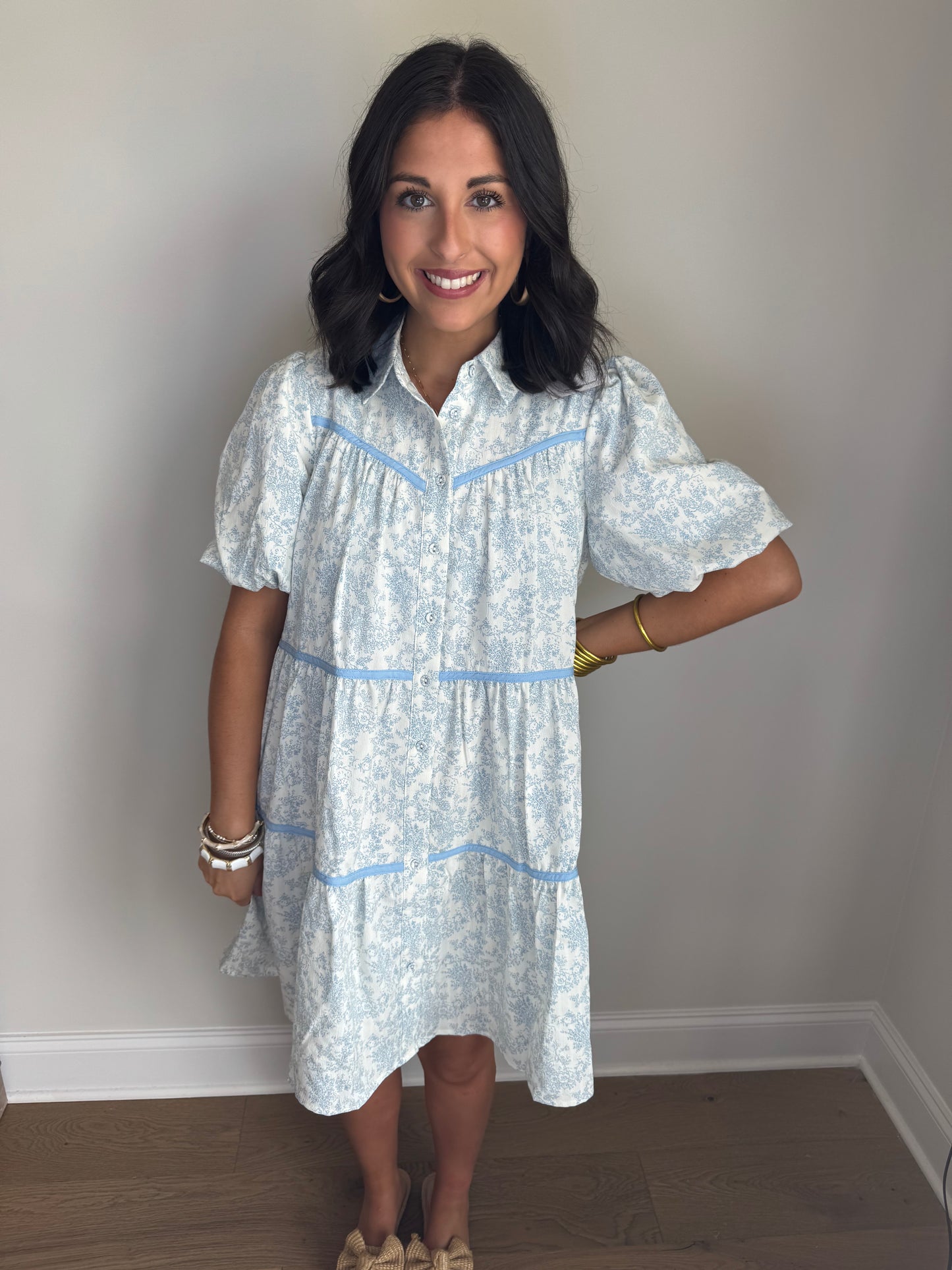 The Amelia Floral Print Tunic Dress