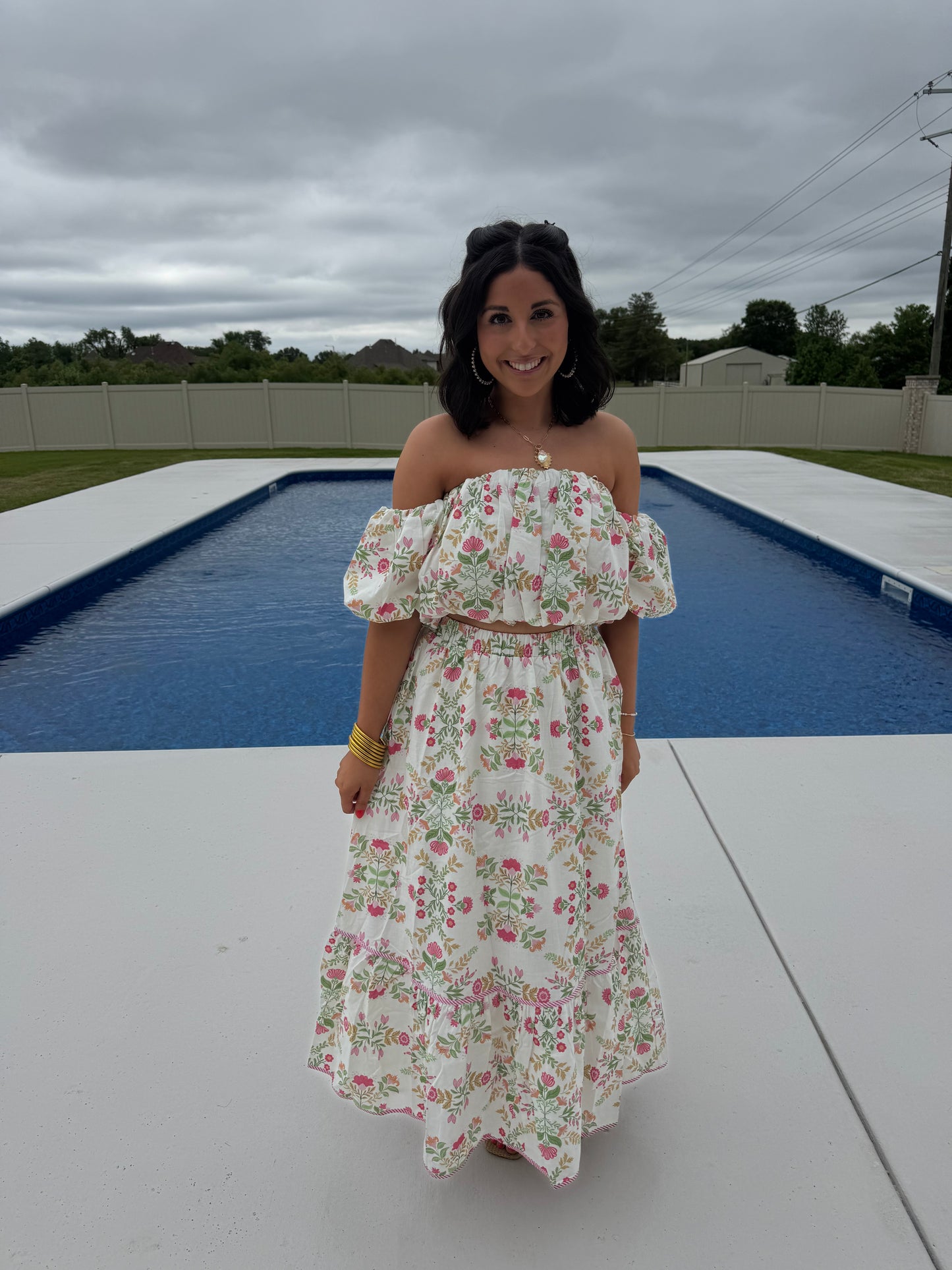 Island Paradise Two- Piece Skirt Set