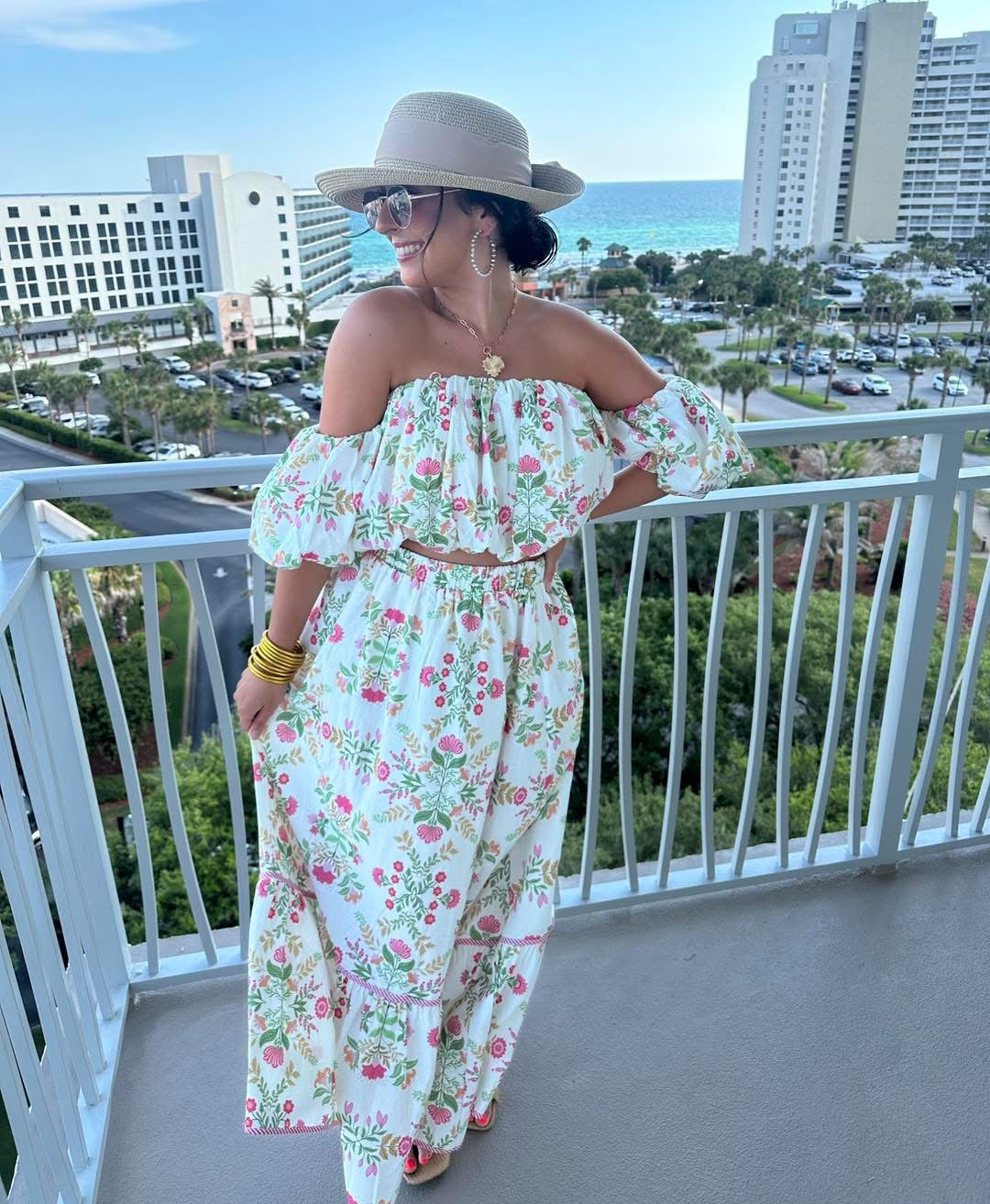 Island Paradise Two- Piece Skirt Set