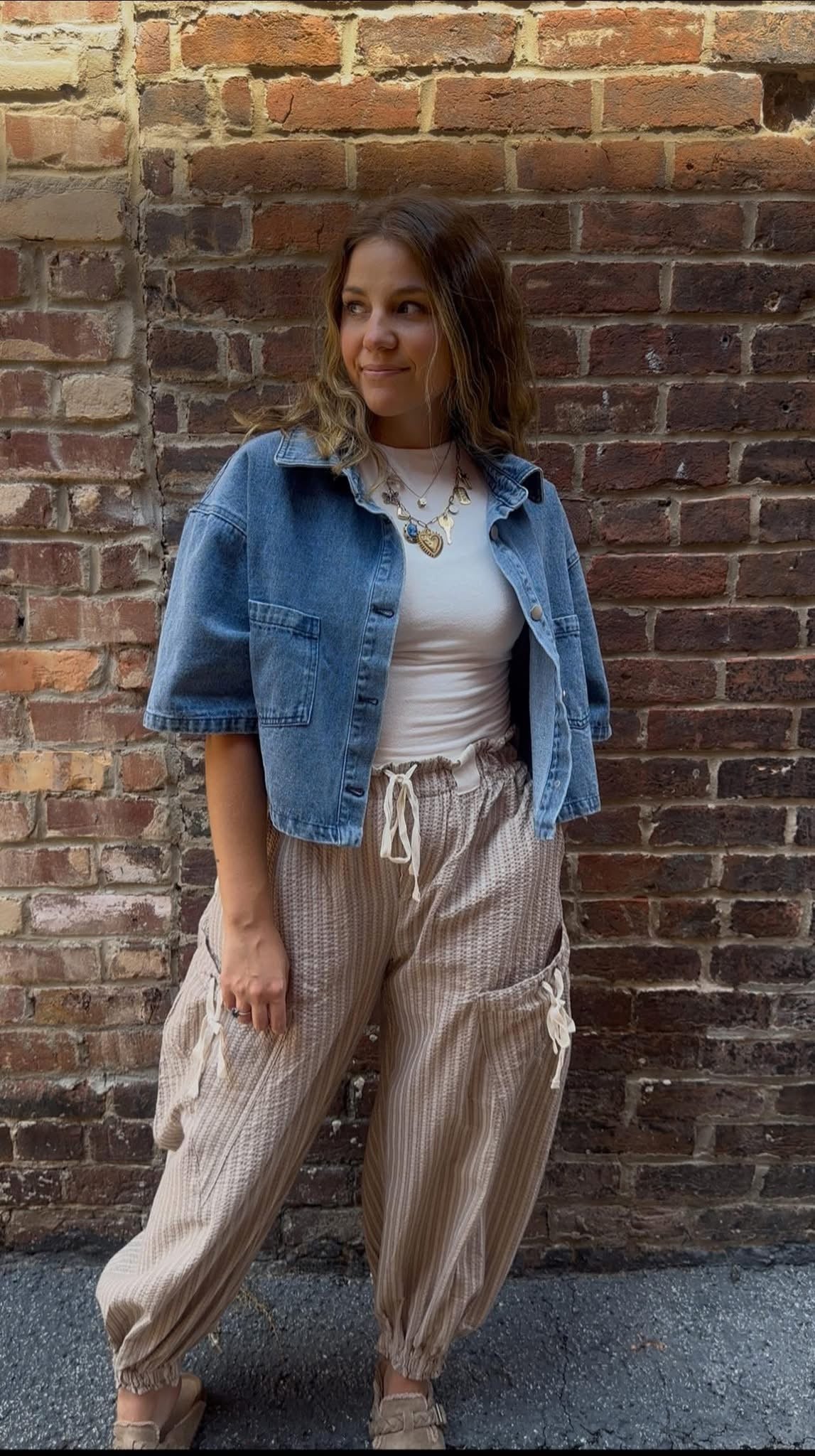 Drawstring jogger pants