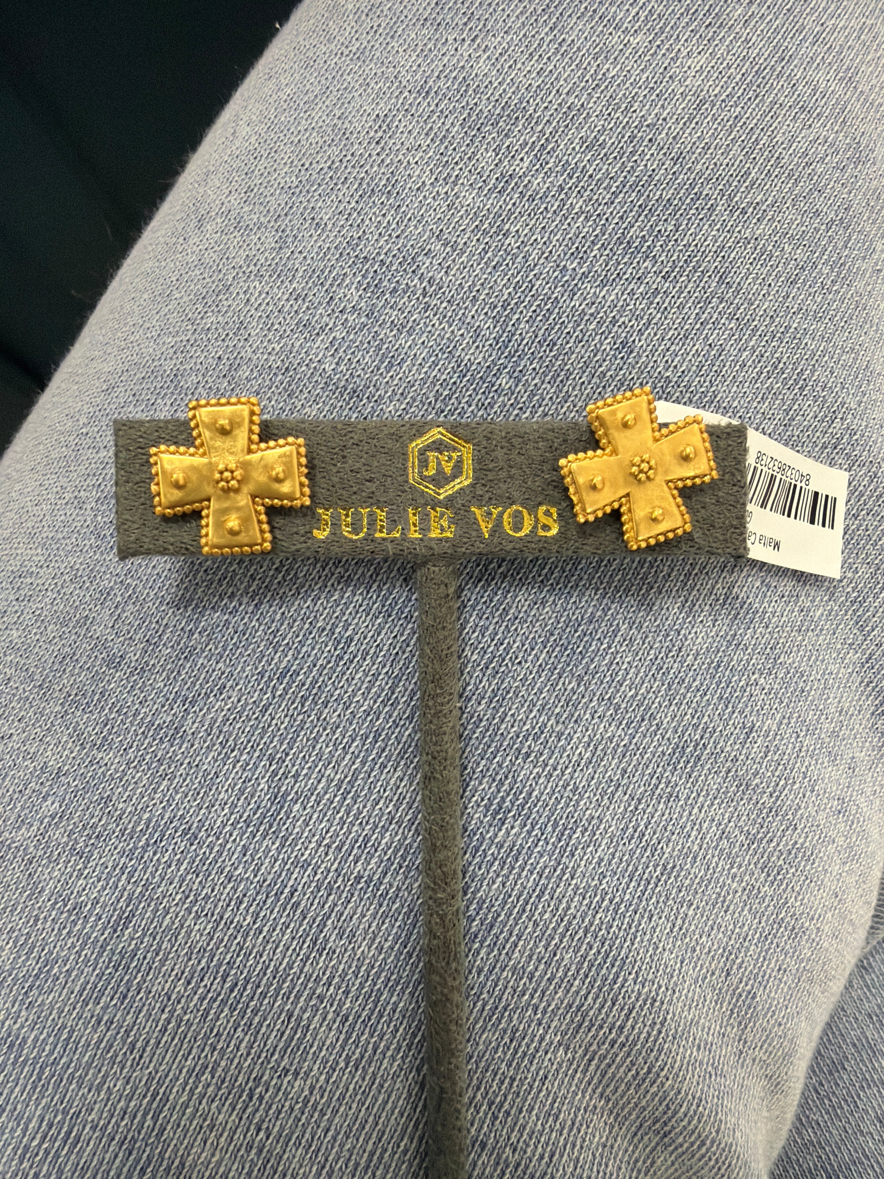 Julie Vos Malta Canterbury stud earrings