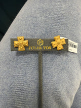 Julie Vos Malta Canterbury stud earrings