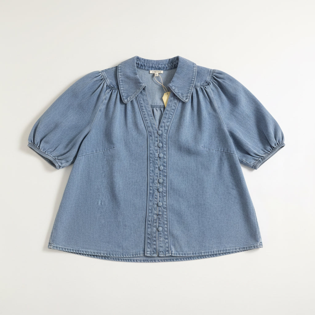 Denim top