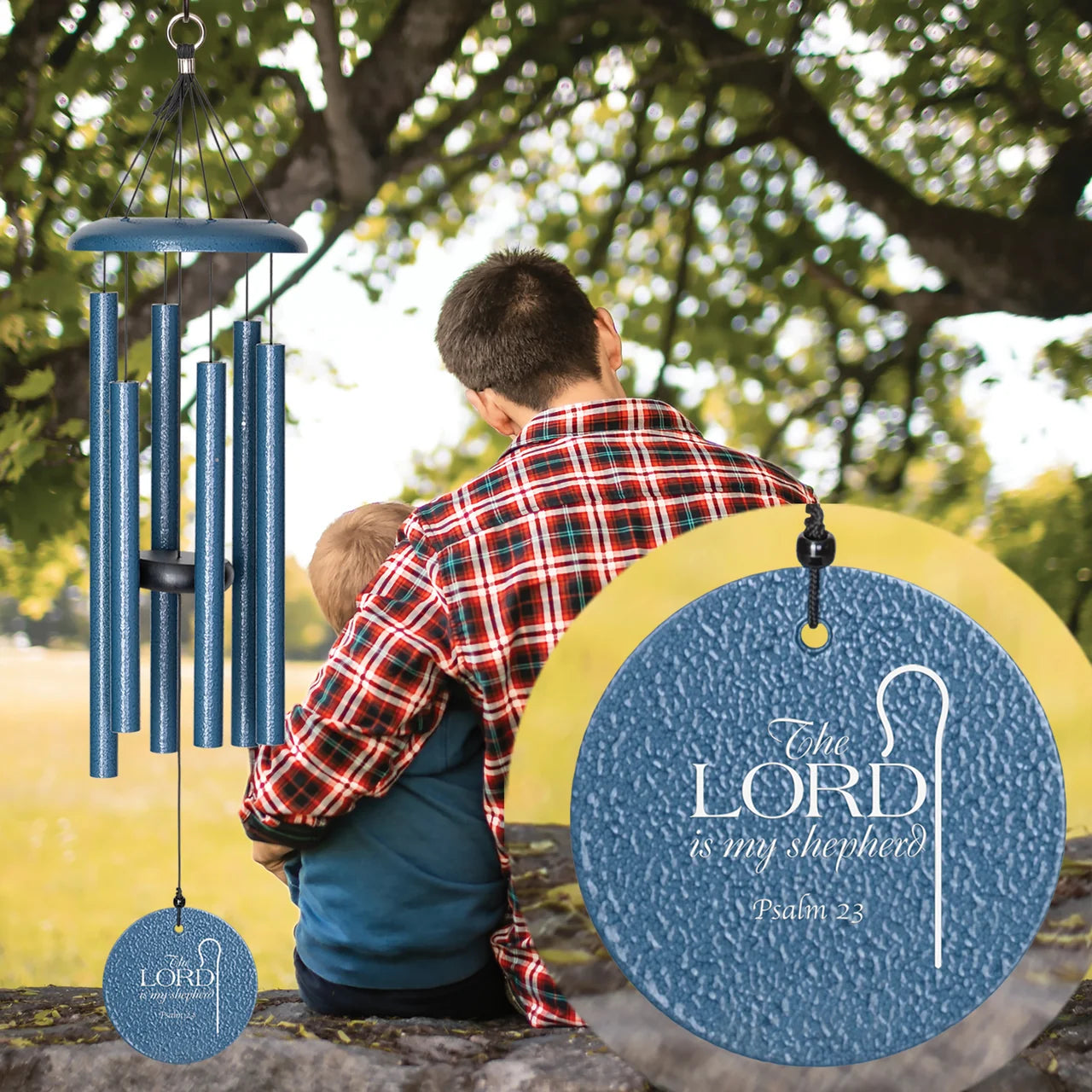 Corinthian Bells Psalm 23 The Lord is My Shepherd 27-Inch Wind Chime