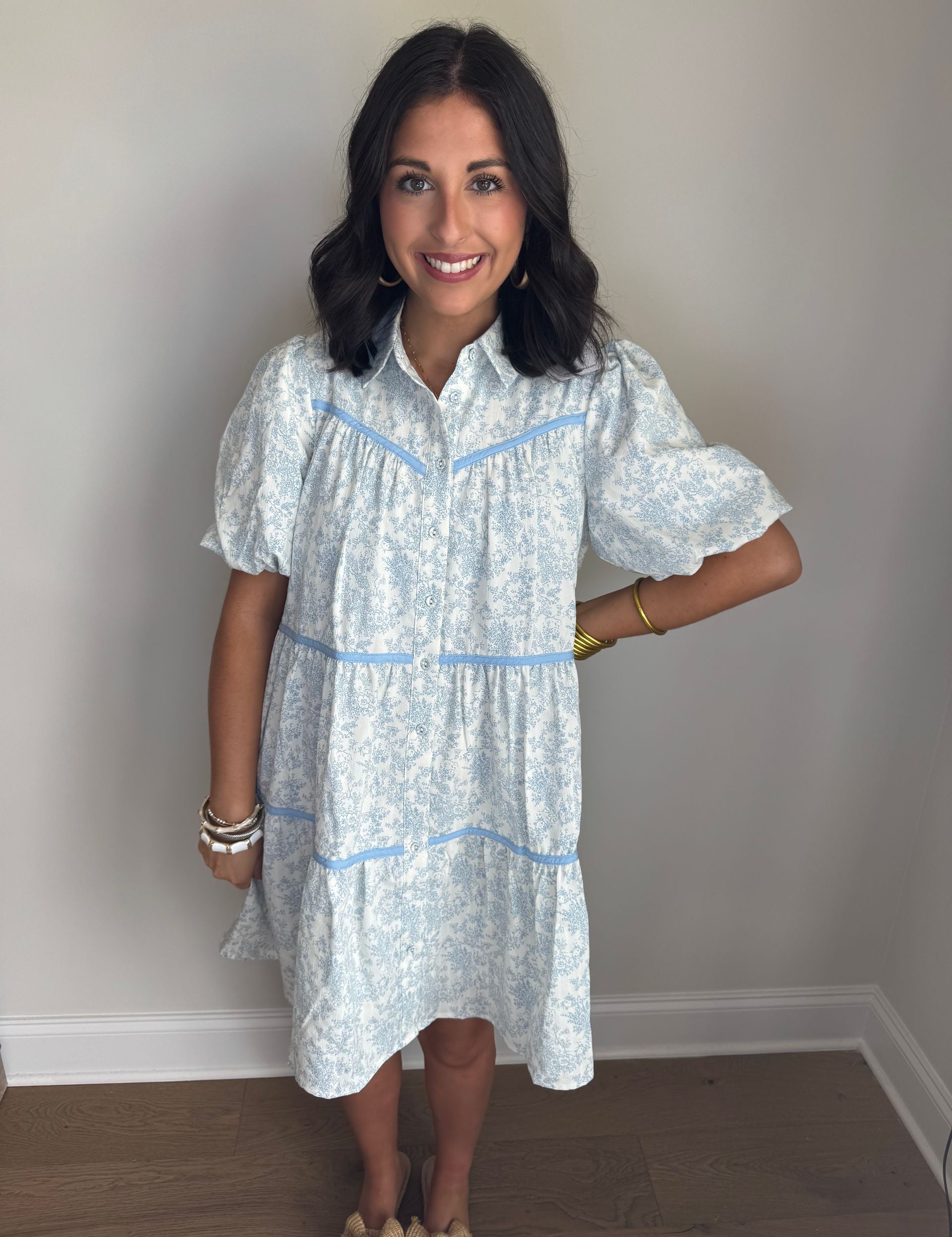 The Amelia Floral Print Tunic Dress