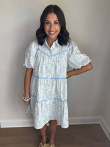 The Amelia Floral Print Tunic Dress