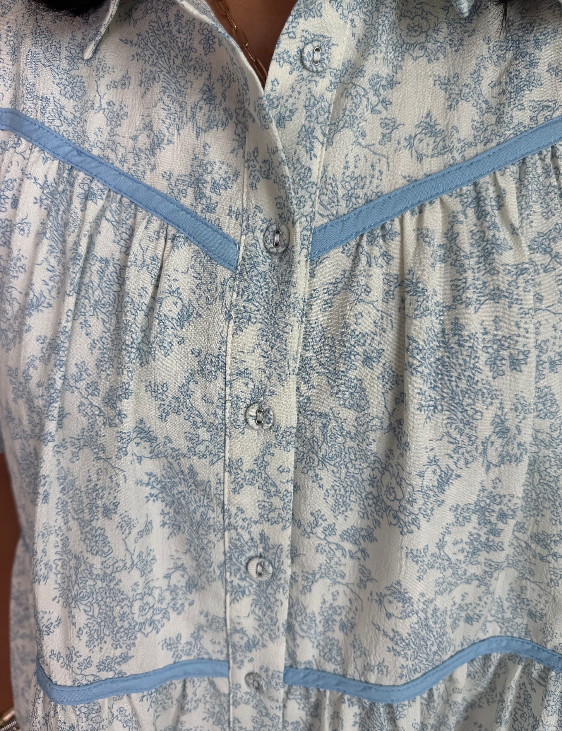 The Amelia Floral Print Tunic Dress