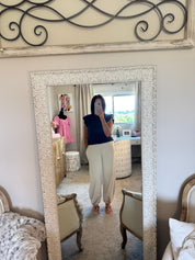 Bone Color Pocket Jogger pants