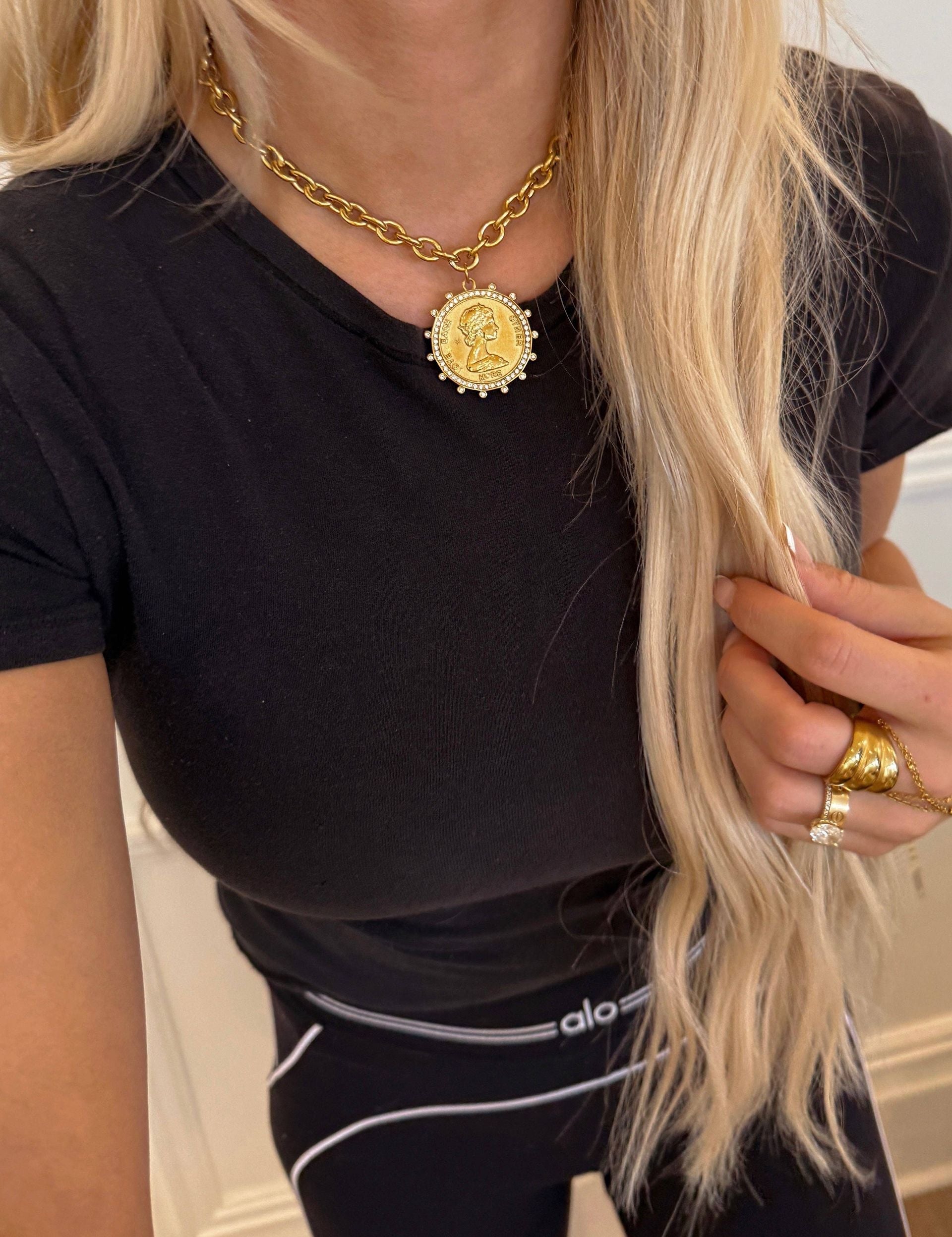 SMALL COIN NECKLACE