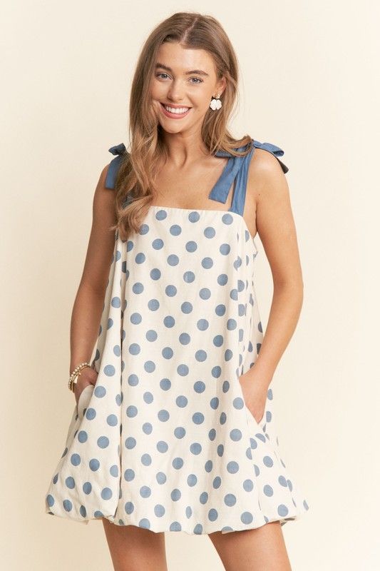 The Taylor Polka Dot Bubble Dress