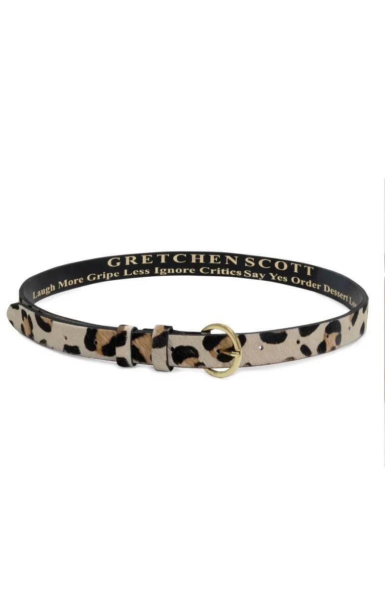 1 or 2 Inch Belted Bliss - Leopard