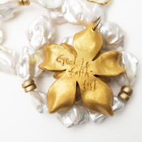  Magnolia Pearl Blossom Necklace