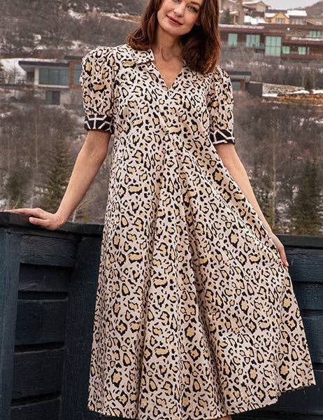 Montauk Leopard Print Dress
