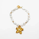 Hidden Truth Adjustable Baroque Pearls w/ Magnolia Pearl Blossom Necklace