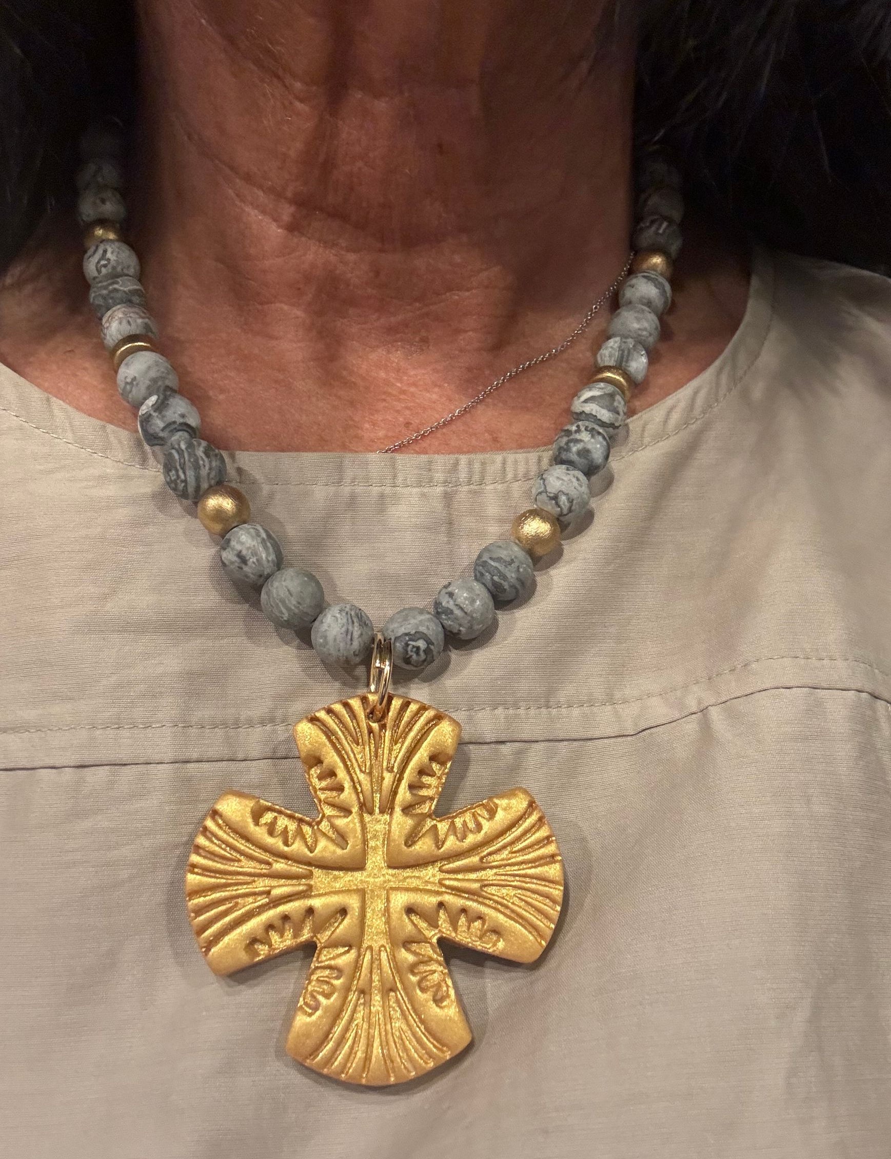 Gold Cross Necklace