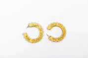 Hidden Truth Pearl Hoop Earrings