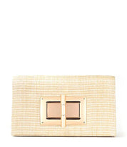 Lisi Lerch - Gold Lillian Straw Clutch