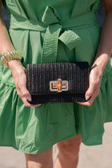 Lisi Lerch - Black Lilly Clutch