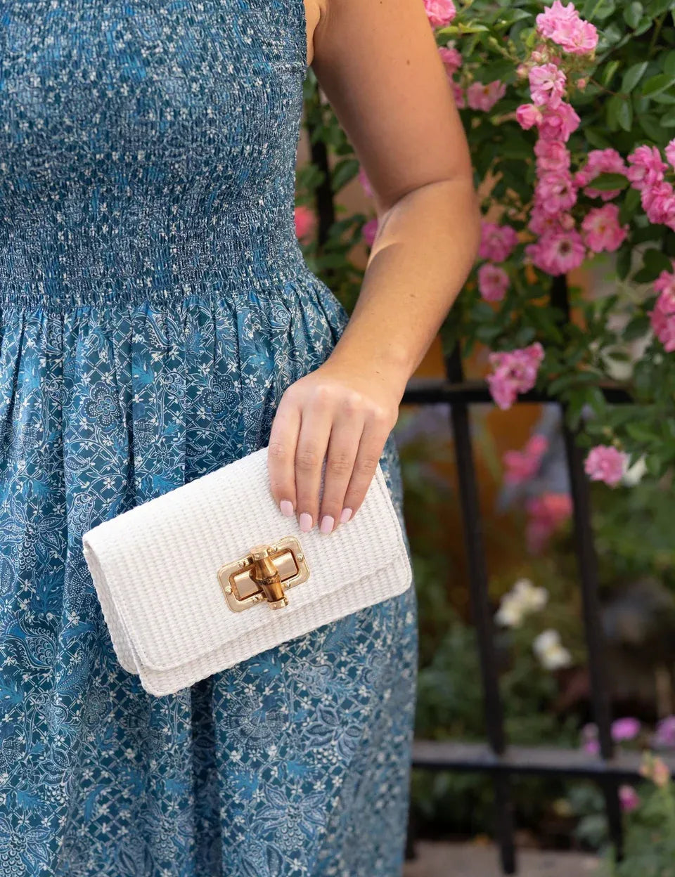 Lisi Lerch White Lilly Clutch - Belle of the Ball Collection