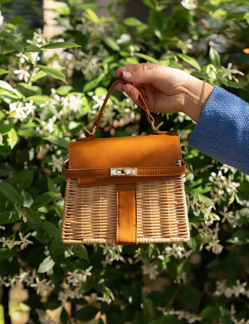 Lisi Lerch - CELINE WICKER HANDBAG - BELLE OF THE BALL