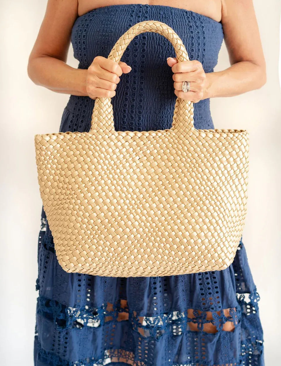 Lisi Lerch - Lyn - Gold Woven Tote