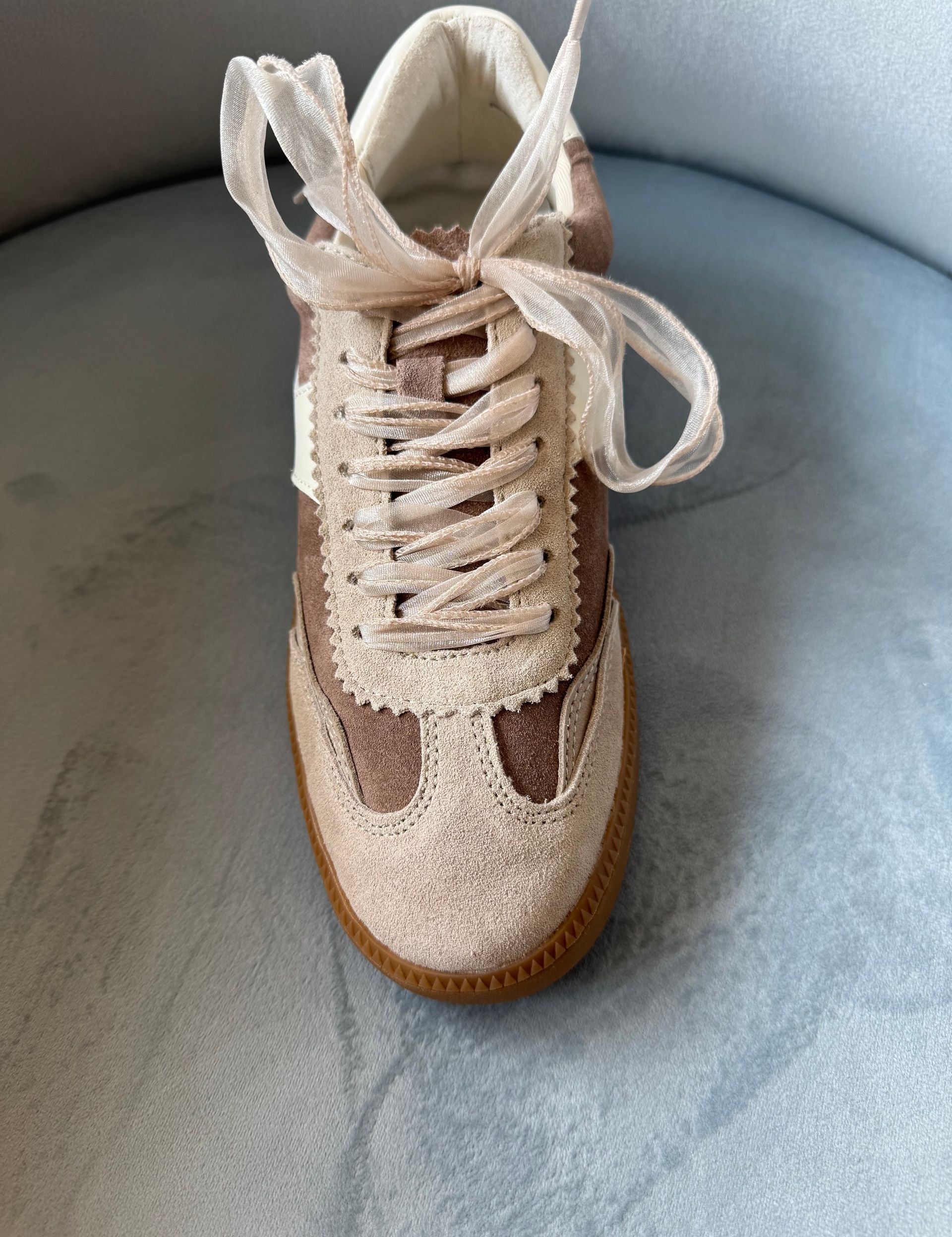 Dolce Vita Notice DK Taupe Suede Sneaker