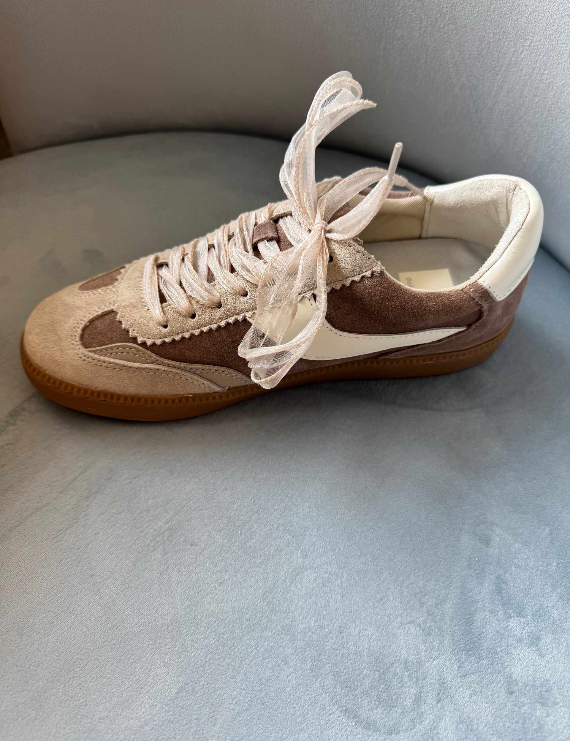 Dolce Vita Notice DK Taupe Suede Sneaker