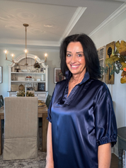 Adrienne Blakely Navy Dress