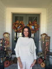 Milio Milano Classic Beige Asymmetrical Sweater