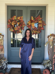 Adrienne Blakely Navy Dress