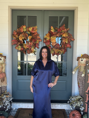 Adrienne Blakely Navy Dress