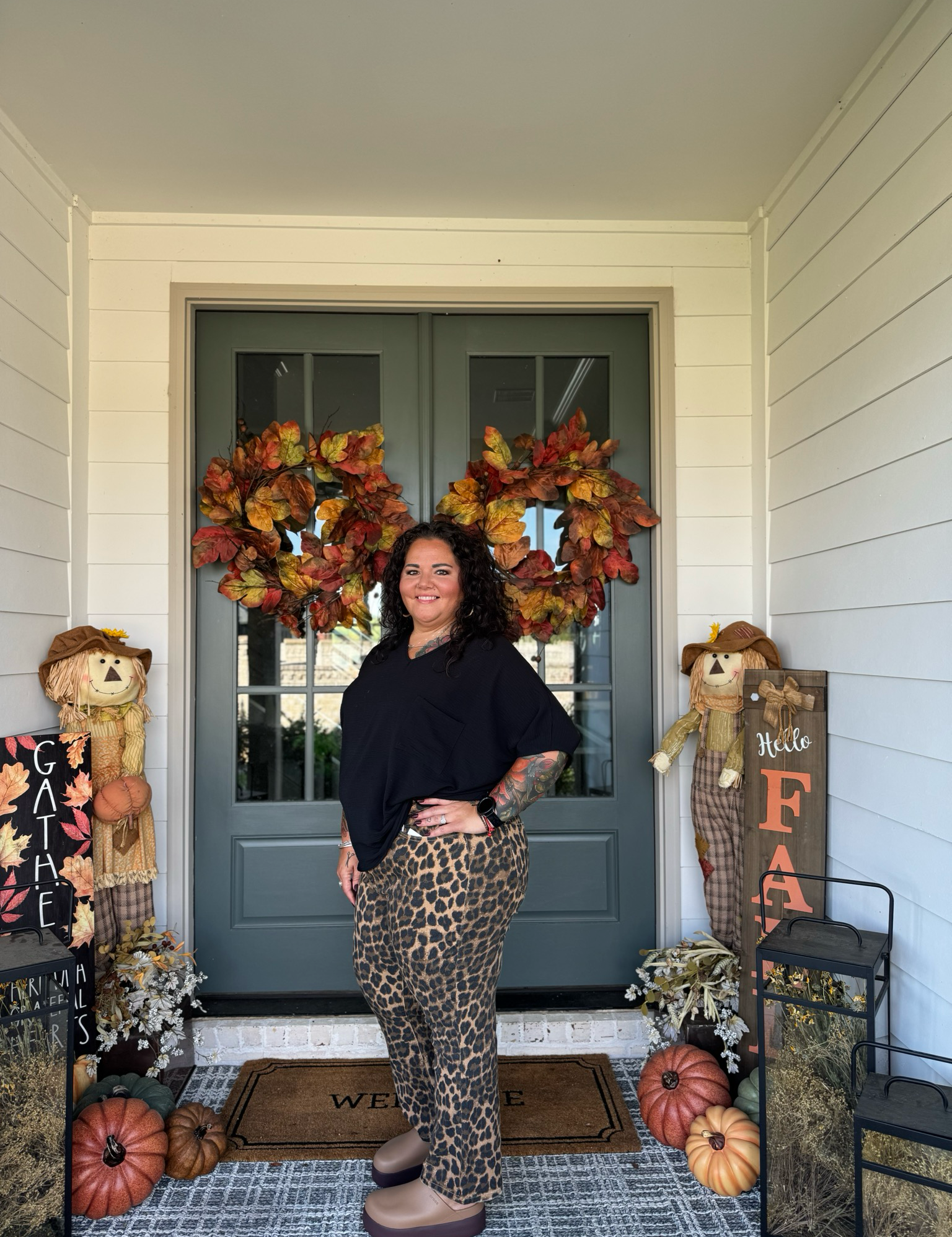 Flying Monkey Leopard Flare Jeans