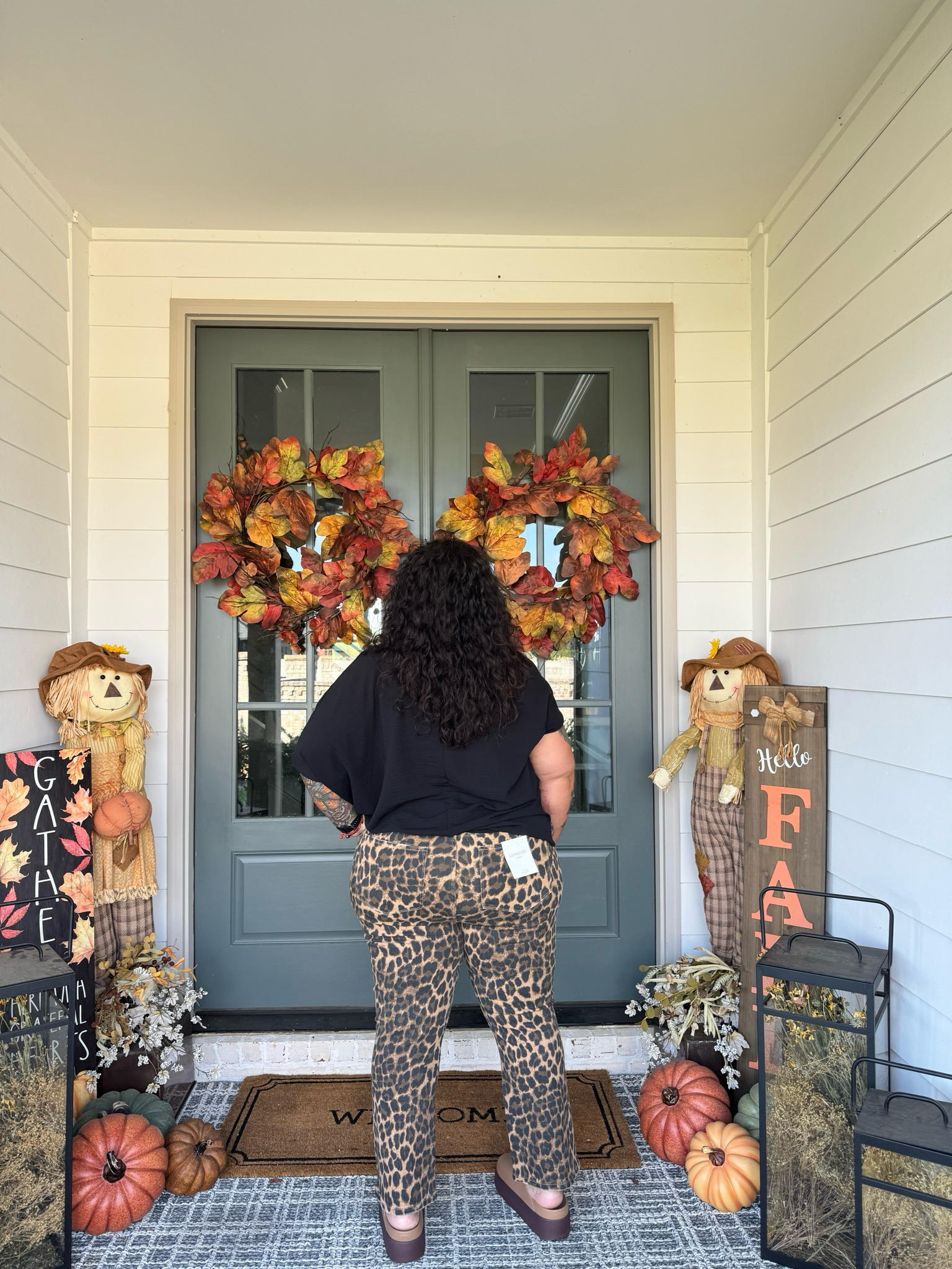 Flying Monkey Leopard Flare Jeans