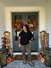 Flying Monkey Leopard Flare Jeans