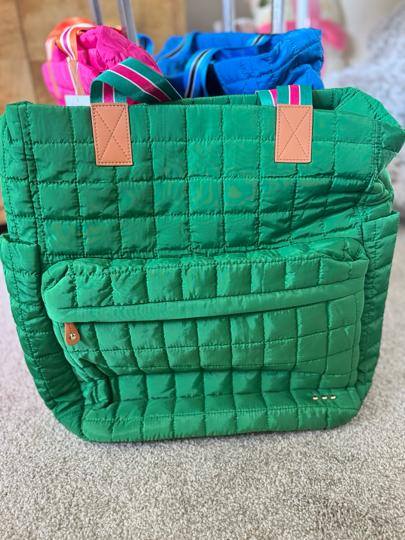 Tenely Quilted Tote Roller Bag (Comes In 4 Colors)