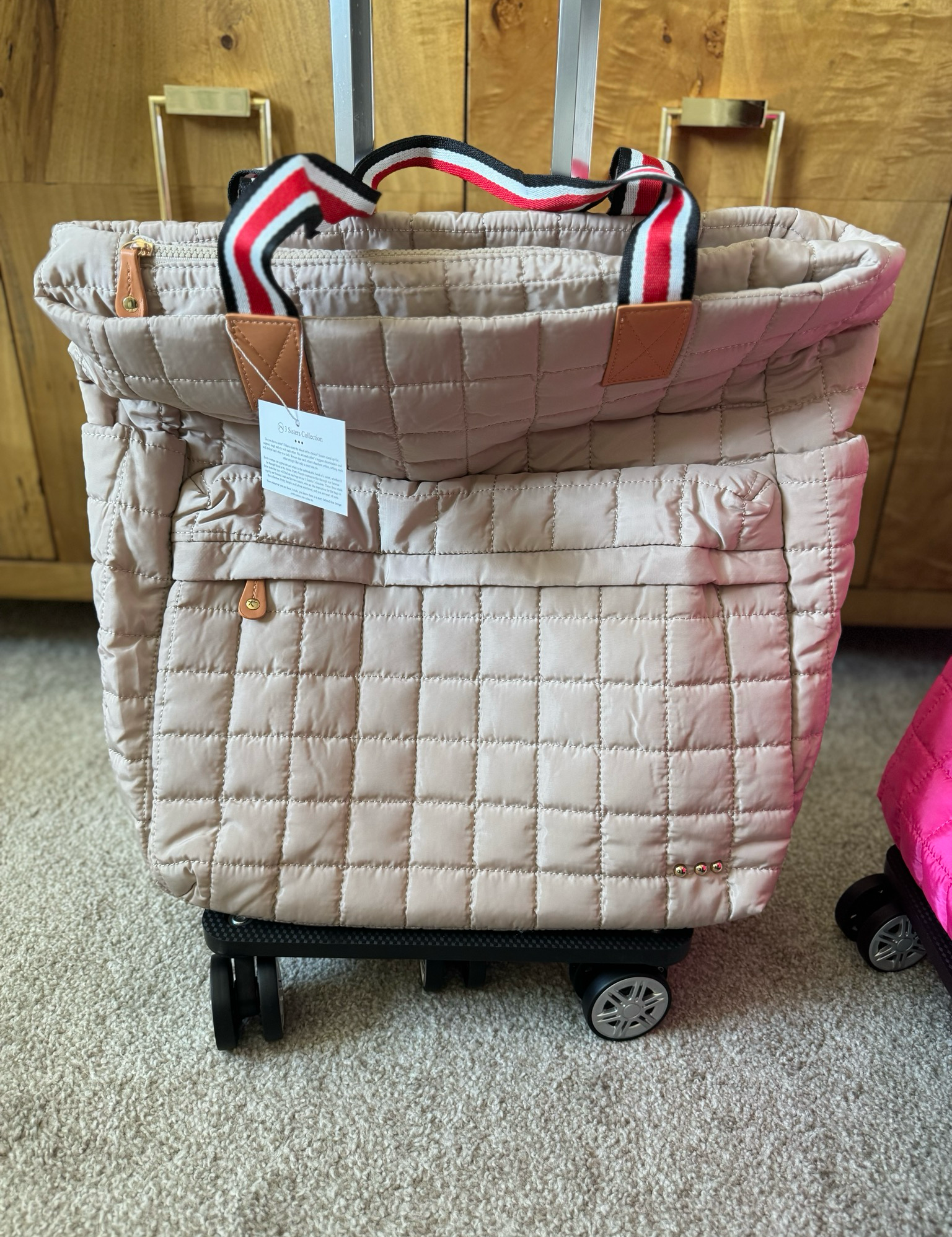 Tenely Quilted Tote Roller Bag (Comes In 4 Colors)