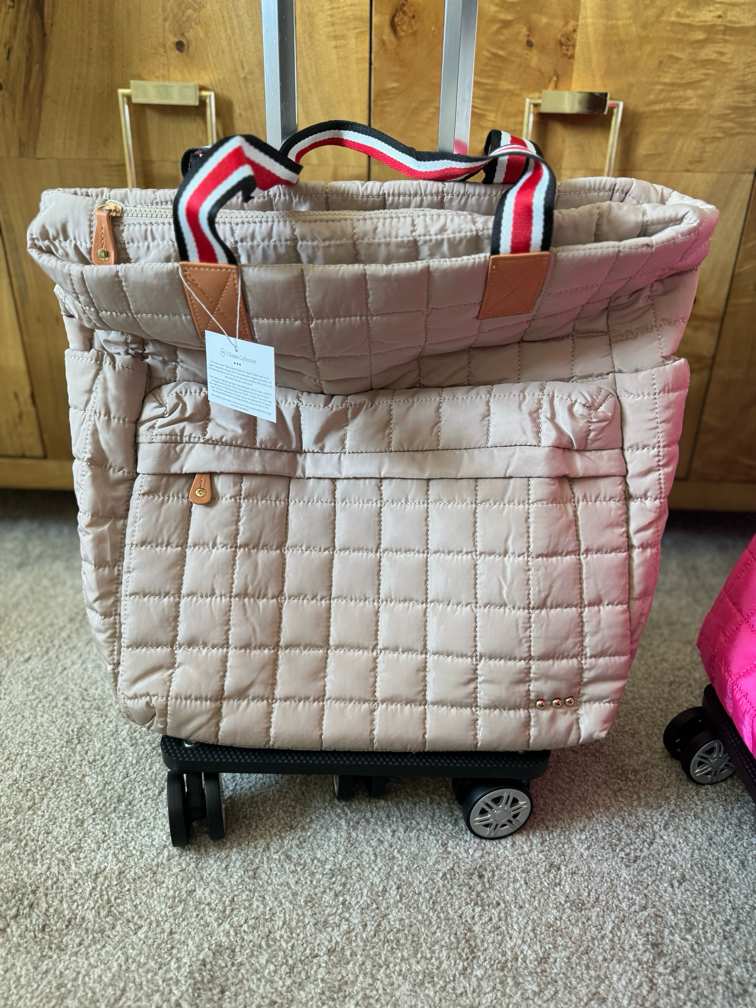 Tenely Quilted Tote Roller Bag (Comes In 4 Colors)