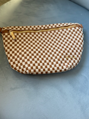 Westlyn Checkered Woven Bum Bag