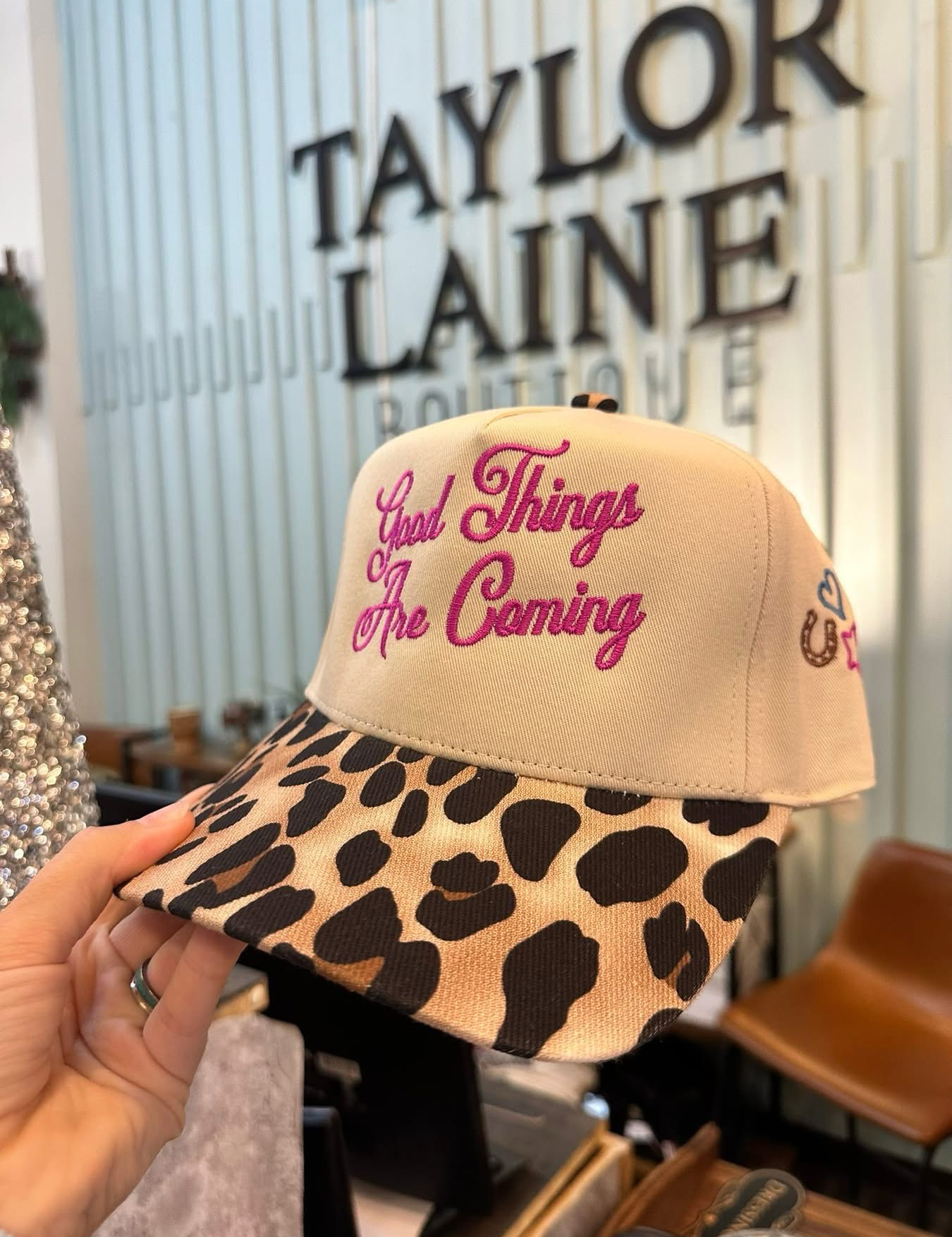 Good Things Are Coming Leopard Hat