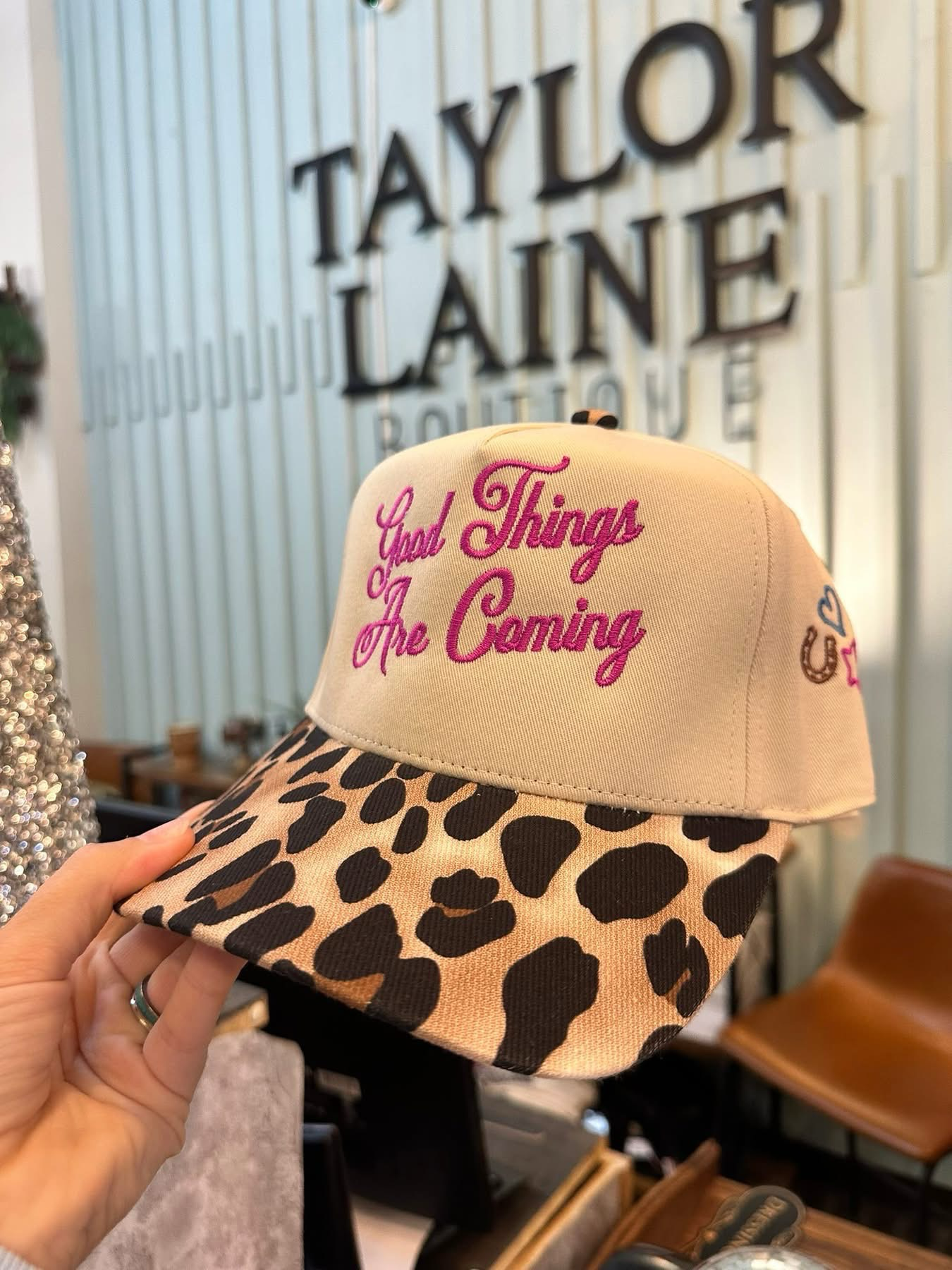 Good Things Are Coming Leopard Hat