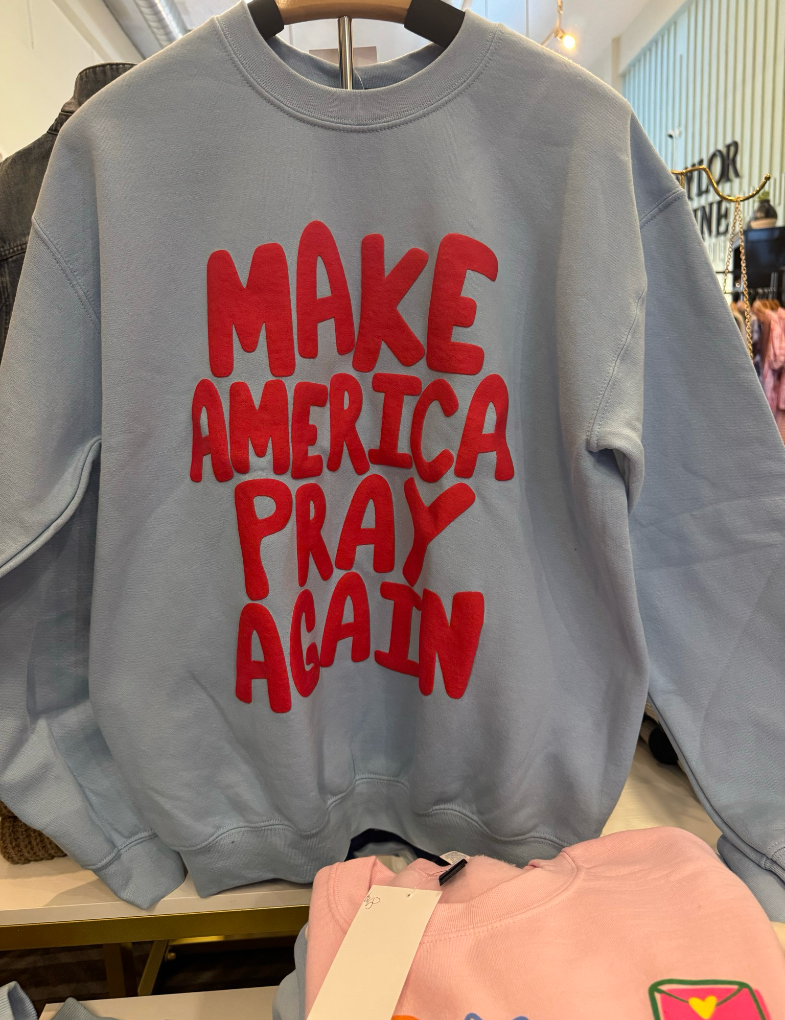 Make America Pray Sweatshirt (Plus)