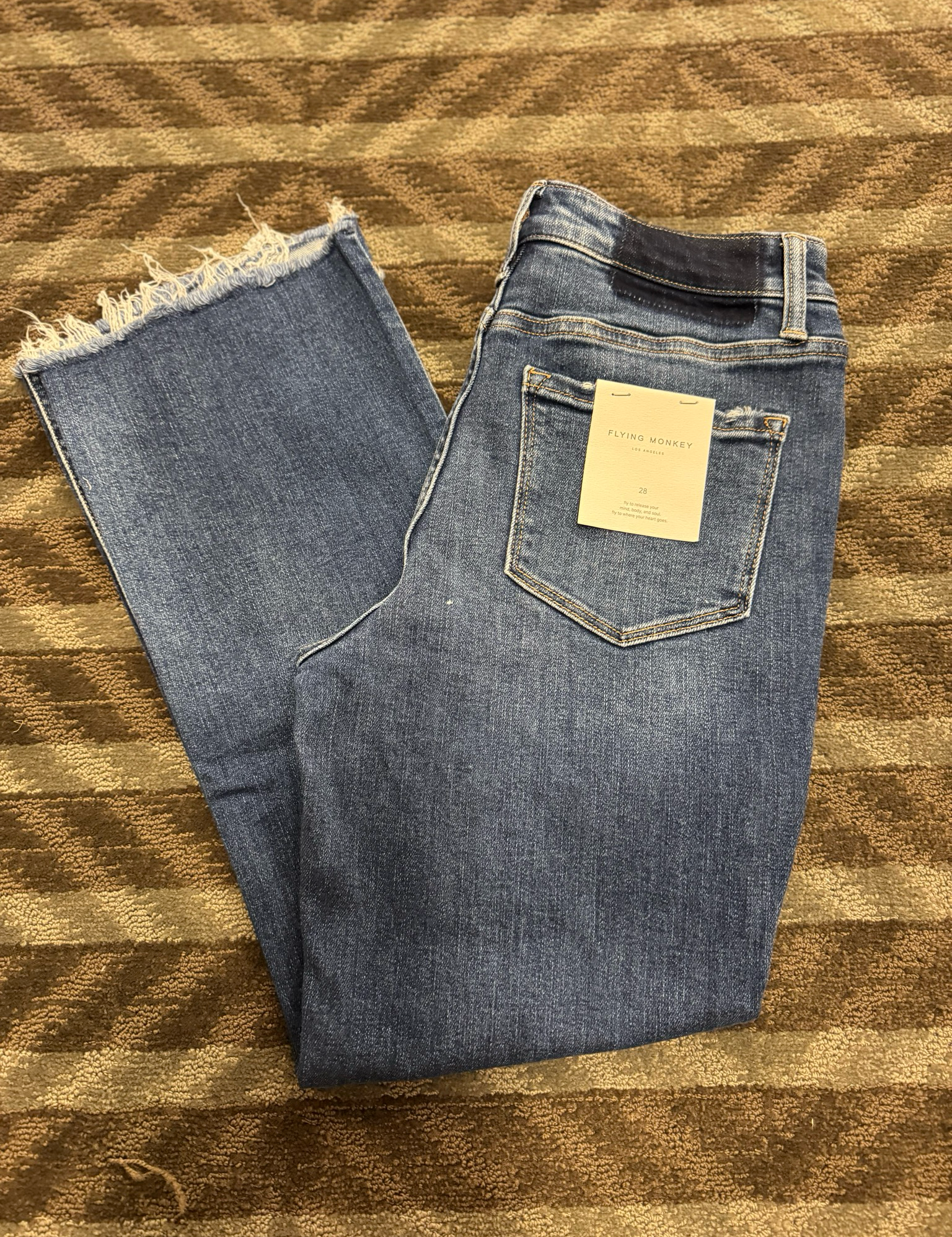 Flying Monkey Cropped Jeans