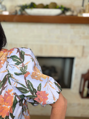 Entro Blue Floral Top