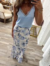 Satin spaghetti strap top available in 3 colors