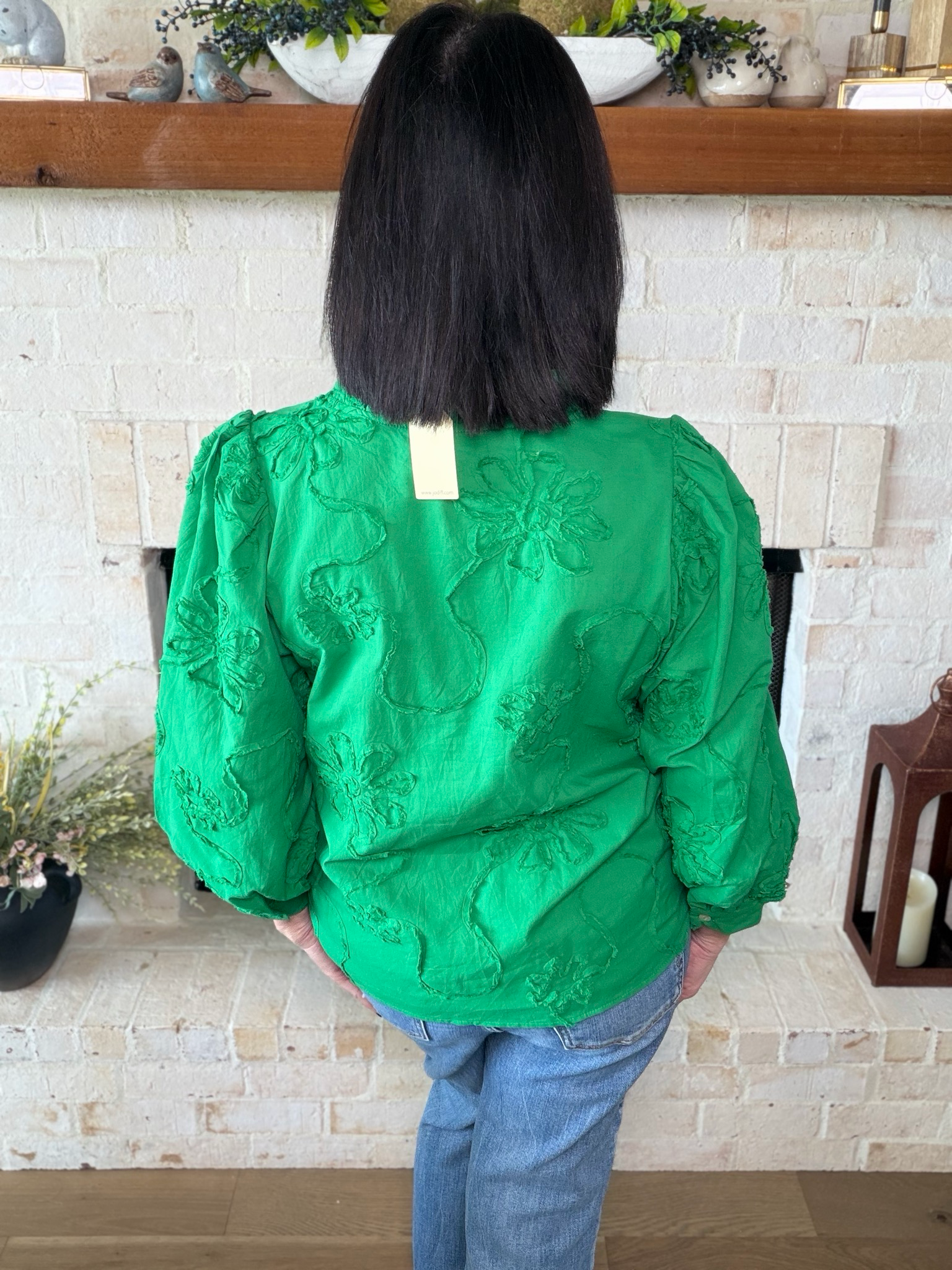 Kelly Green Top