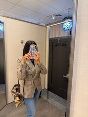 Herringbone Layer Blazer