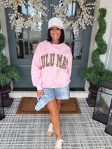 Lulu Mac Pink/leopard Sweatshirt
