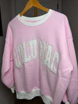 Lulu Mac Pink With White Trim