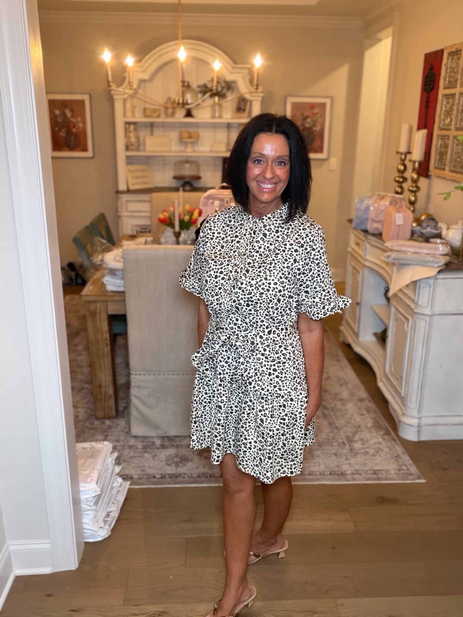 Leopard Mini Dress